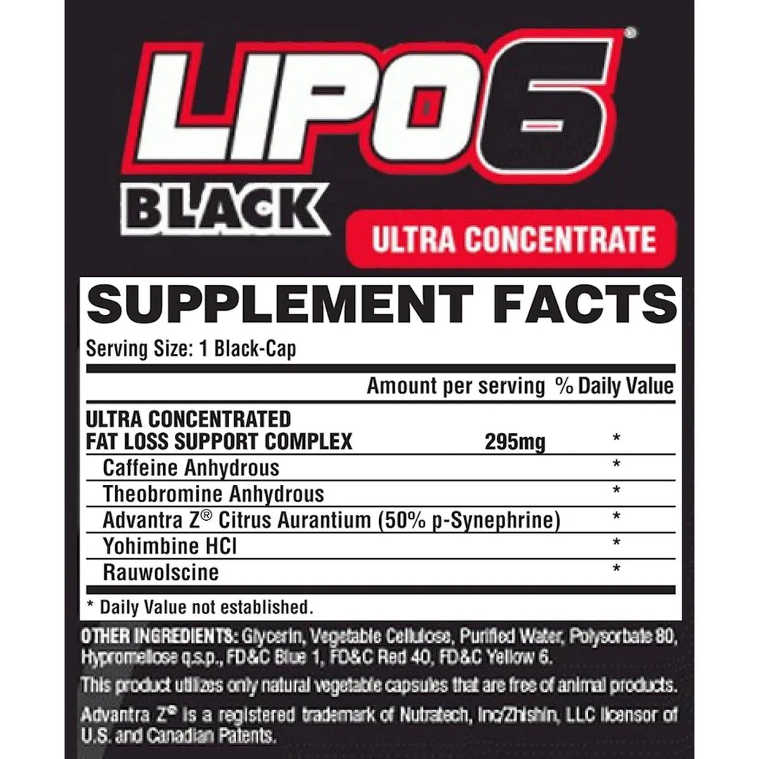 🔥 LIPO-6 BLACK ULTRA CONCENTRATE (60 Capsules)
