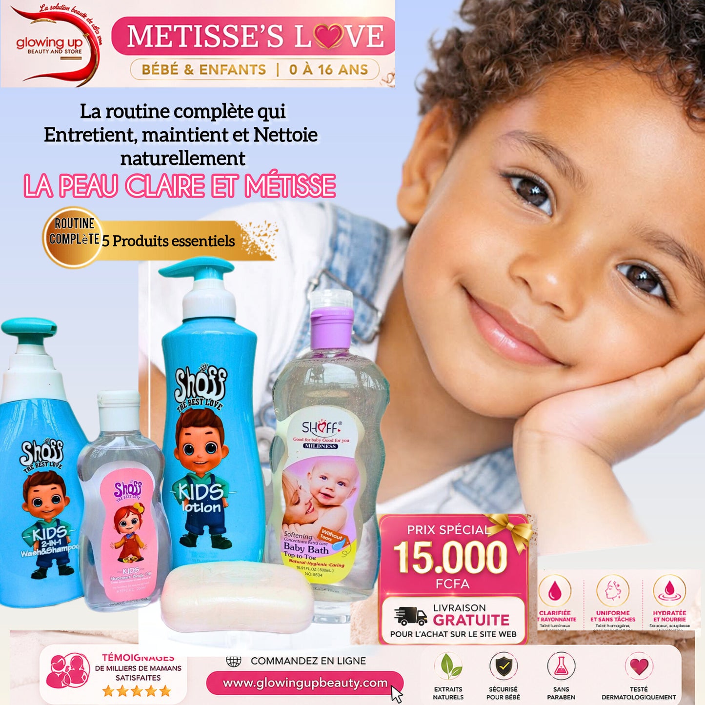 🌸 Gammes Métisse's Love Enfants