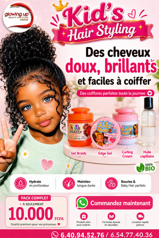 ✨ Kid’s Hair Styling – La Gamme enfant pour des coiffures parfaites