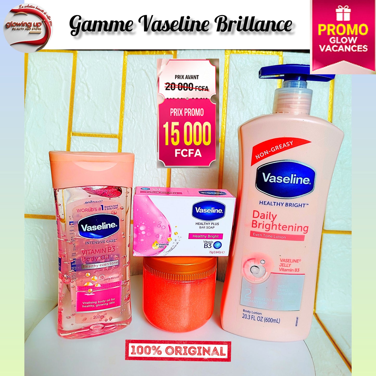 Gamme Vaseline Brillance