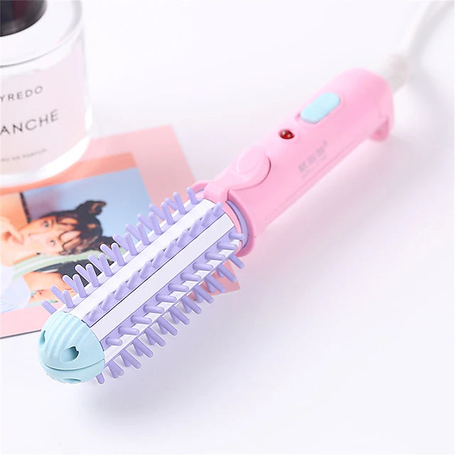 4 en 1 Brosse-Fer à Curling électrique:  Sèche-cheveux+ brosse bouclante + Lisseur et volumiseur+ fer à friser. Brosse Thermique Anti-Brûlure avec Chauffage rapide 30s