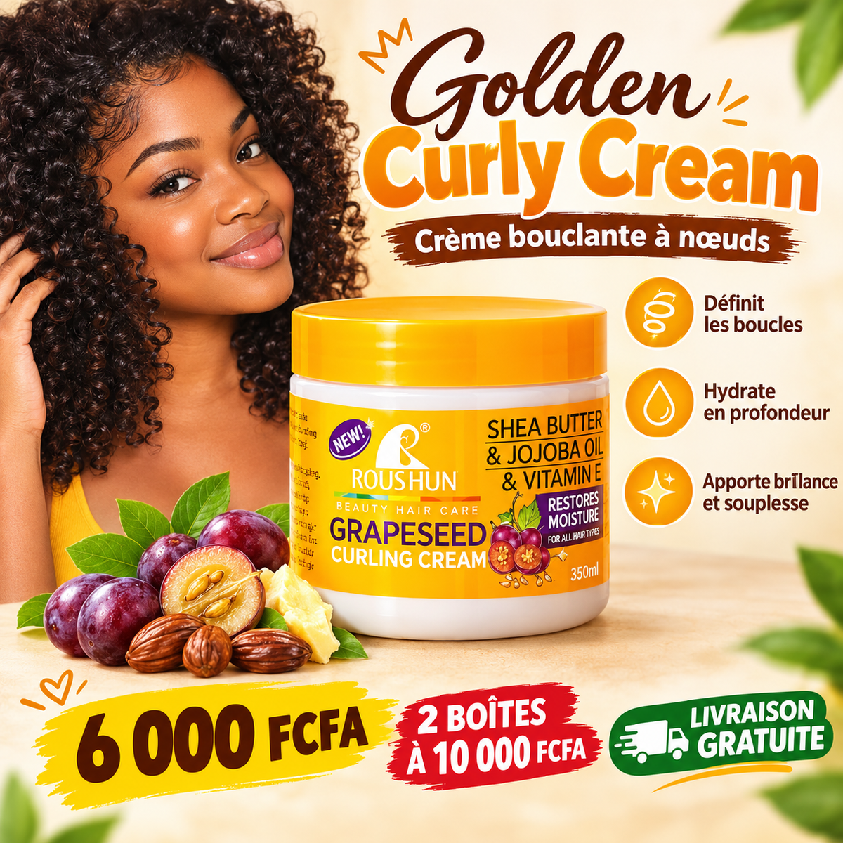 Golden Curling Gel-Crème