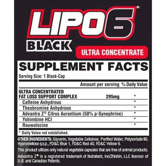 🔥 LIPO-6 BLACK ULTRA CONCENTRATE (60 Capsules)