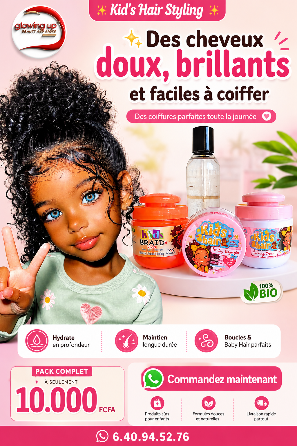 ✨ Kid’s Hair Styling – La routine coiffure parfaite pour enfants