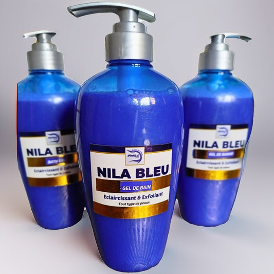 🌿 GEL DE DOUCHE AU NILA BLEU – SUPERÉCLAIRCISSANT & PEAU UNIFORME ✨